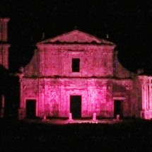 The church at night with special illumination